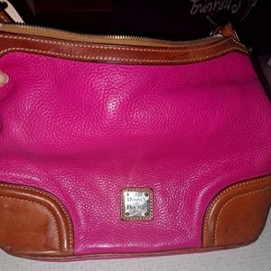 Used Pink Dooney and Bourke hobo style purse